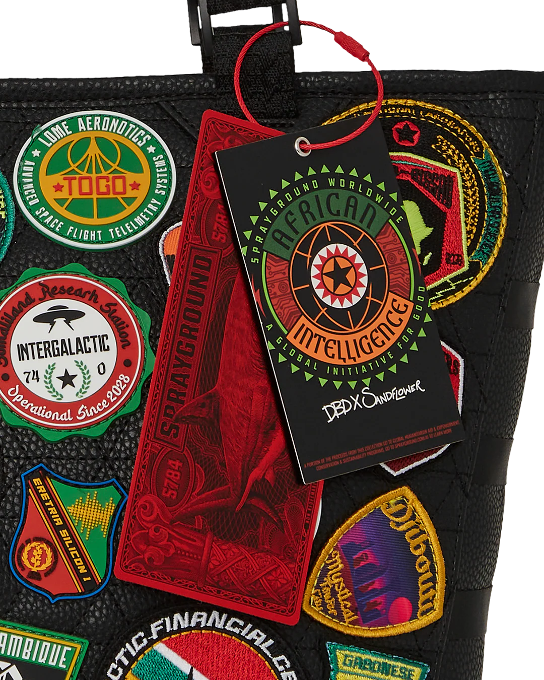 A.I. THE 54 (PATCHES OF AFRICA) CARGO TOTE - Image 11