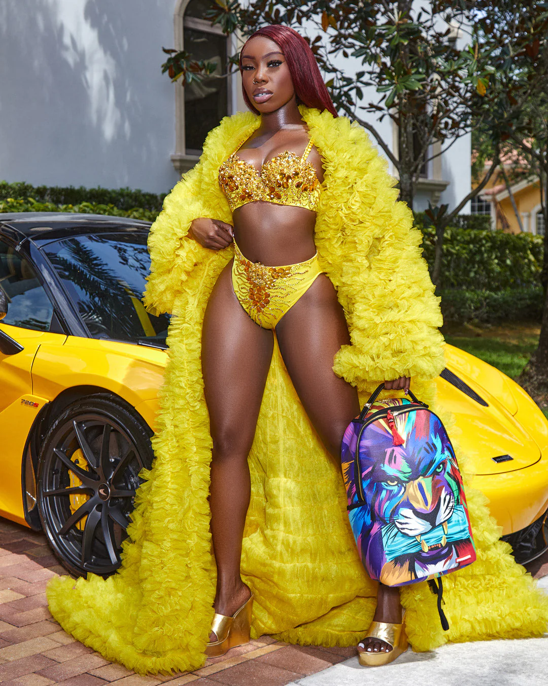 HEAR MY ROAR A.i.6 SANDFLOWER COLLAB BACKPACK (DLXV) - Image 6