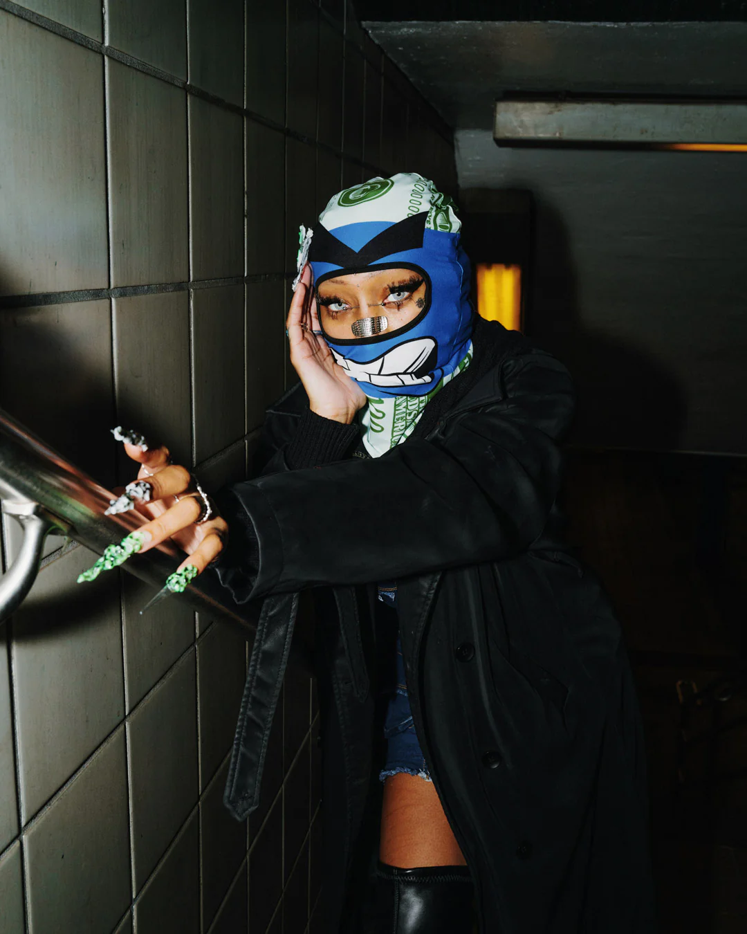 MONEY BOY SKI MASK (BLUE) - Image 4