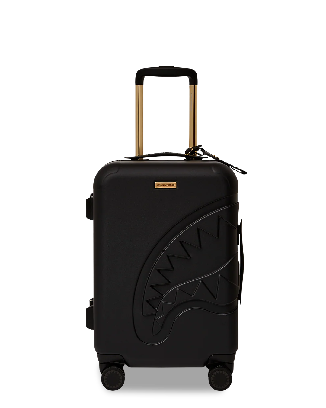 REALITY CHECK SHARKITECTURE CARRY-ON JETBLACK LUGGAGE (GOLD HARDWARE) - Image 3