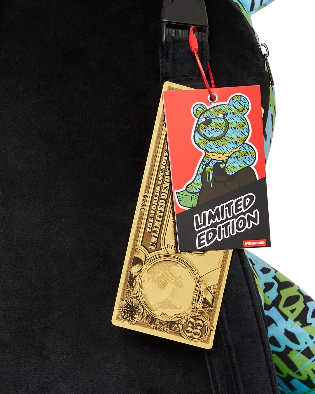ROUGE THE GAWD MONEYBEAR TEDDYBEAR BACKPACK - Image 13