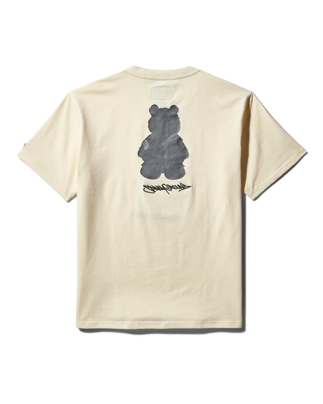 SHORT SLEEVE GRAPHIC MONEY BEAR T-SHIRT (APRICOT) - Image 2