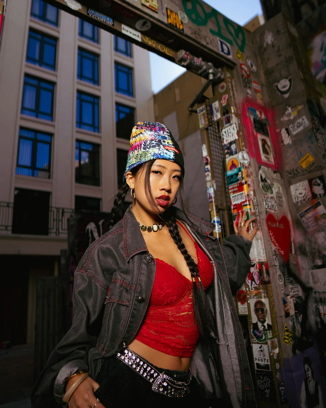SPLIT GRAFF BEANIE - Image 2