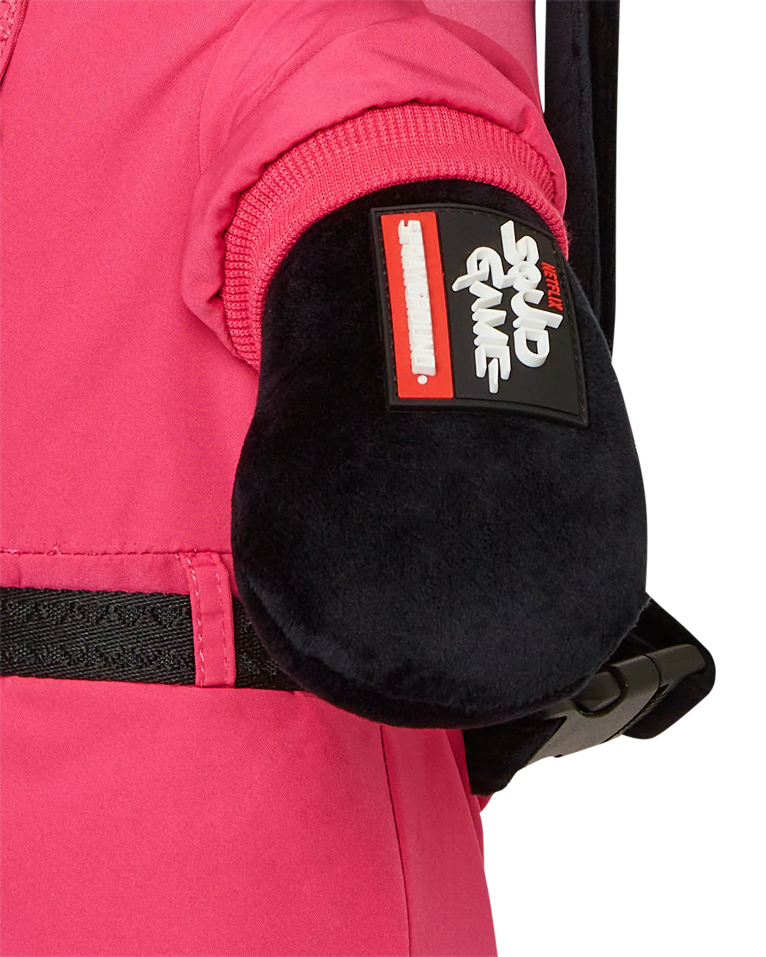 SQUID GAME COLLAB PINK SOLDIERS BEAR BACKPACK - Image 9